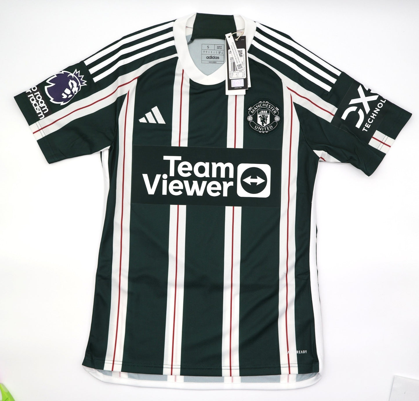 BNWT 2023 2024 MAN UTD ADIDAS AWAY SHIRT B. FERNANDES 8 + PATCHES
