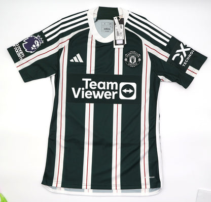 BNWT 2023 2024 MAN UTD ADIDAS AWAY SHIRT B. FERNANDES 8 + PATCHES