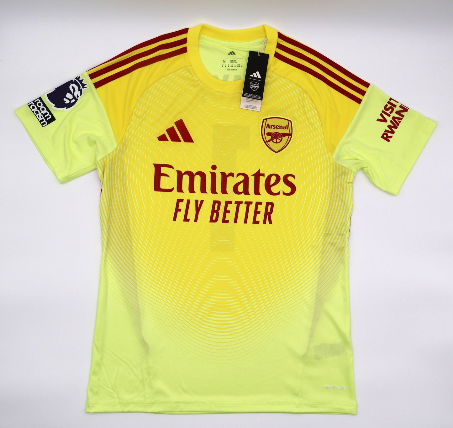 BNWT 2025 2026 ARSENAL FC  ADIDAS HOME GOALKEEPER SHIRT RAYA 1 + PATCHES