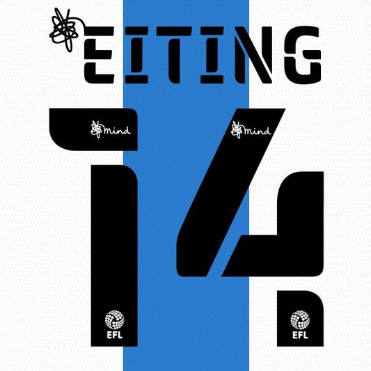 HUDDERSFIELD 2020 2021 OFFICIAL EITING 14 HOME PLAYER SIZE NAME SET