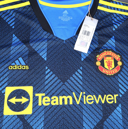 BNWT 2021 2022 MAN UTD ADIDAS THIRD SHIRT RONALDO 7 MEN'S XXXXL (4XL)
