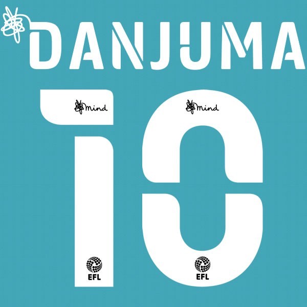 BOURNEMOUTH 2020 2021 OFFICIAL DANJUMA 10 ELMS AWAY PLAYER SIZE NAME SET