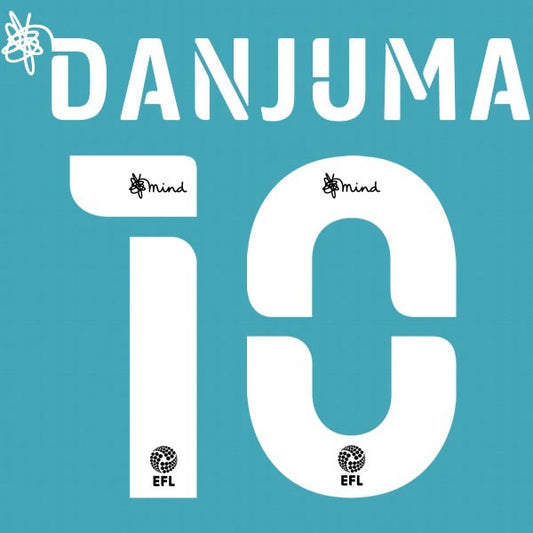 BOURNEMOUTH 2020 2021 OFFICIAL DANJUMA 10 ELMS AWAY PLAYER SIZE NAME SET