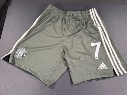 BRAND NEW 2020 2021 ADIDAS MAN UNITED AWAY FOOTBALL SHORTS #7 MENS MEDIUM