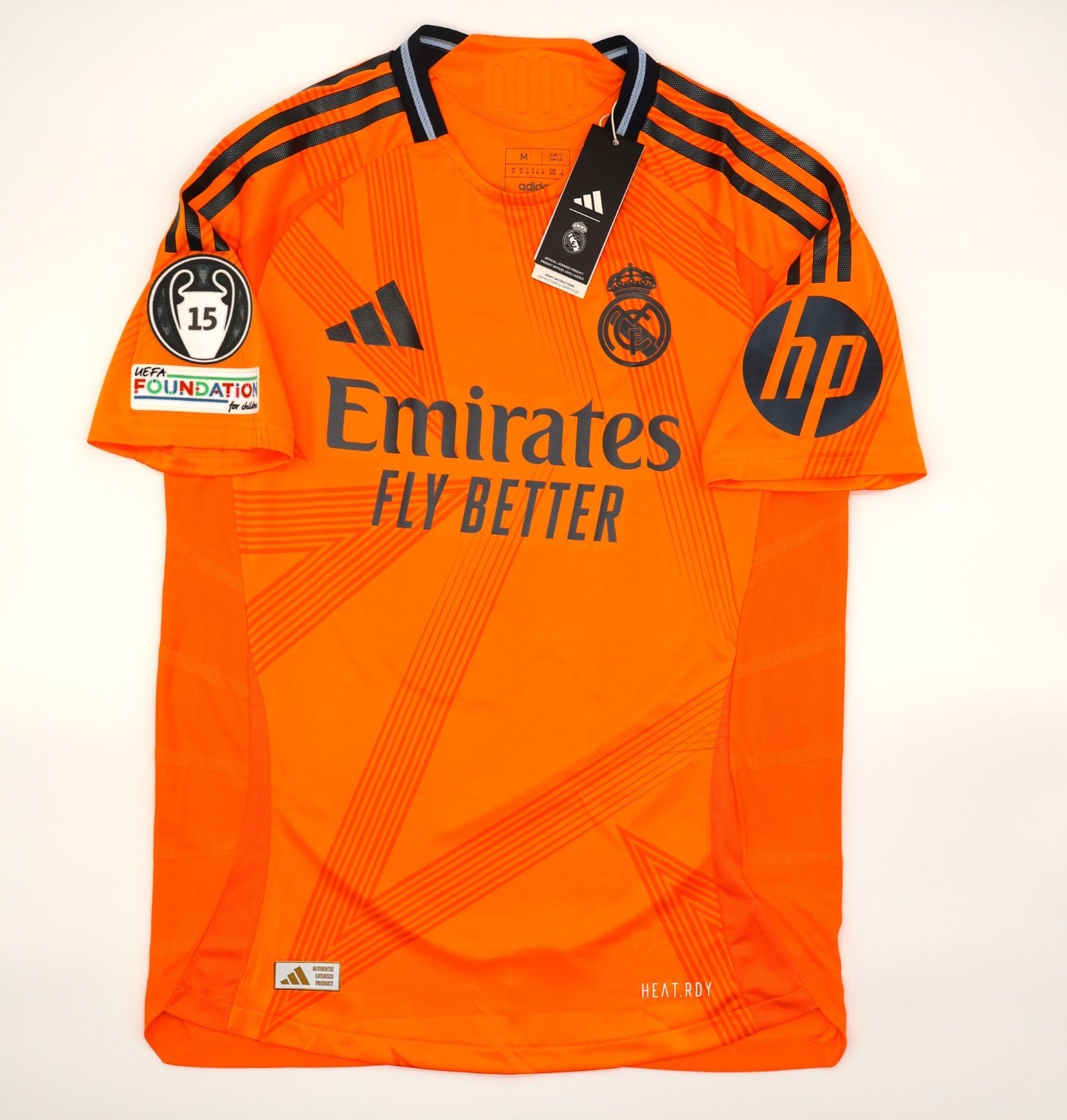 BNWT 24 25 REAL MADRID ADIDAS AUTHENTIC AWAY SHIRT MODRIC' 10 + PATCHES MEDIUM