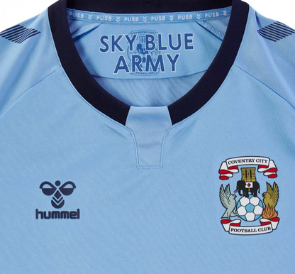 BNWT 2020 2021 COVENTRY HOME HUMMEL FOOTBALL SHIRT MEN'S SMALL