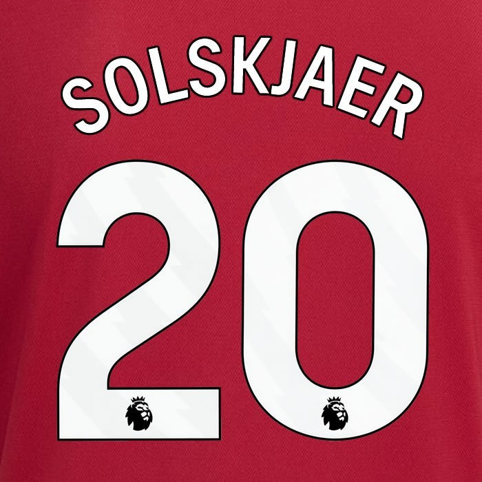 2023 2024 MANCHESTER UNITED SOLSKJAER 20 HOME WHITE PLAYER SIZE NAMESET