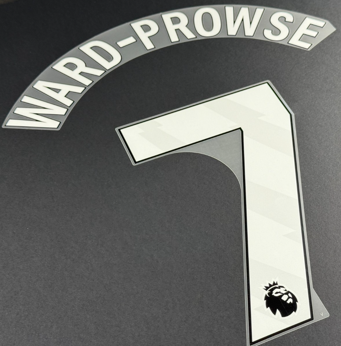 2023 2025 WEST HAM WARD - PROWSE 7  OFFICIAL AVERY DENNISON WHITE PLAYER NAME