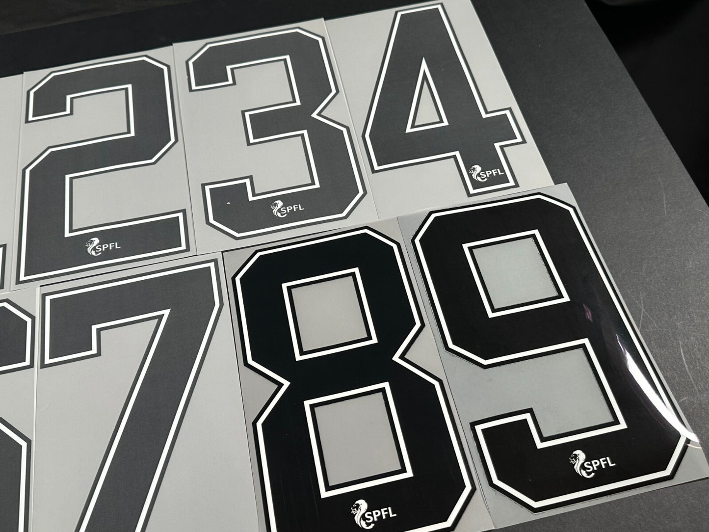2020 2023 OFFICIAL ELMS UK SCOTTISH SPFL BLACK PLAYER SIZE SHIRT NUMBERS