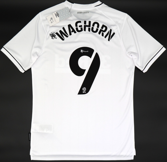 BNWT 2020 2021 DERBY HOME UMBRO FOOTBALL SHIRT WAGHORN 9 MEN'S MEDIUM