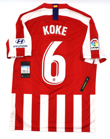 BNWT 2019 2020 ATLETICO MADRID KOKE 6 HOME SHIRT MENS SIZE