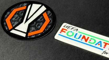 2024 2025 OFFICIAL SPORTING ID UEFA EUROPA LEAGUE & FOUNDATION SLEEVE PATCH SET