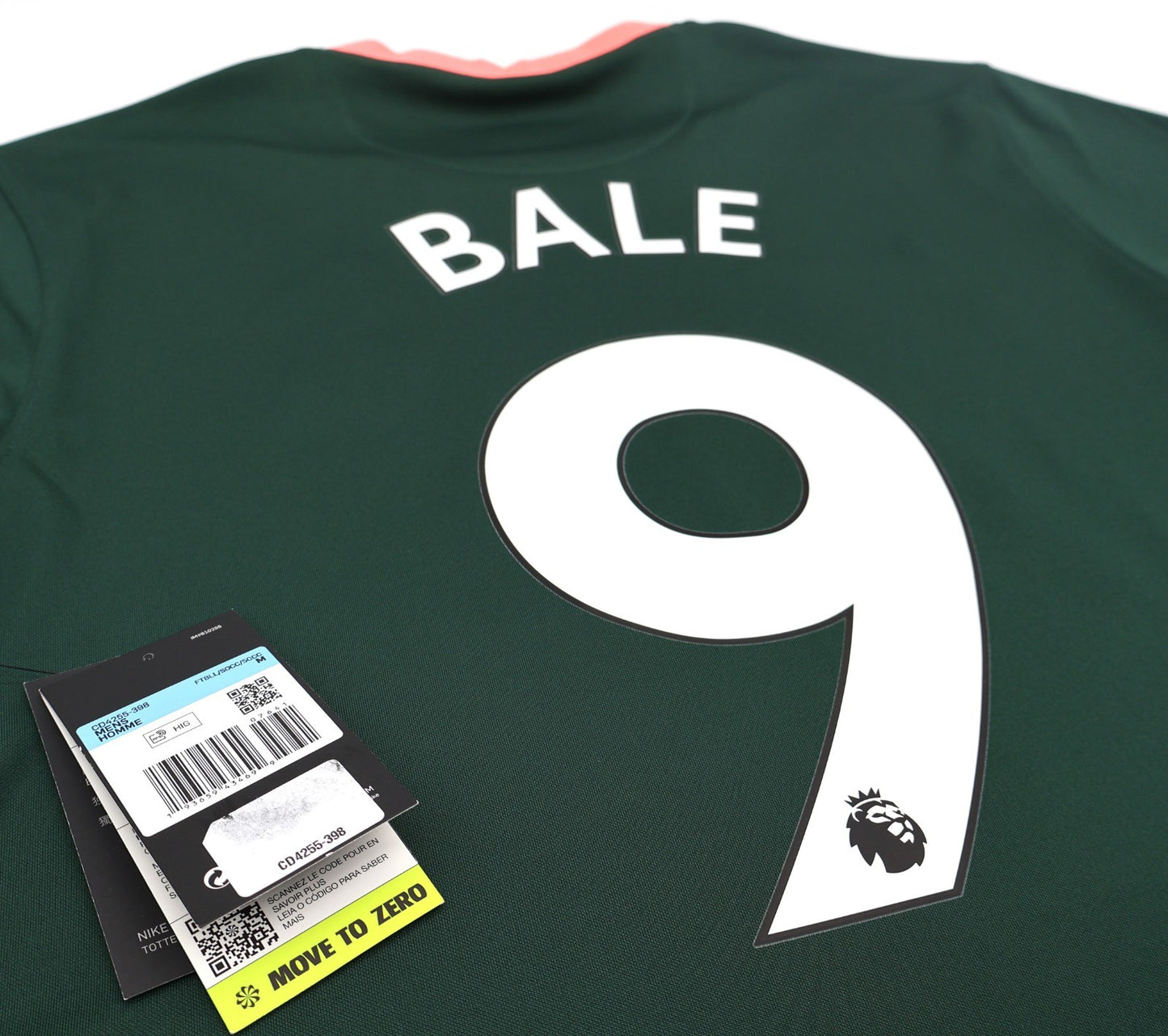 BNWT 2020 2021 NIKE TOTTENHAM HOTSPUR BALE 9 AWAY SHIRT MEN'S MEDIUM