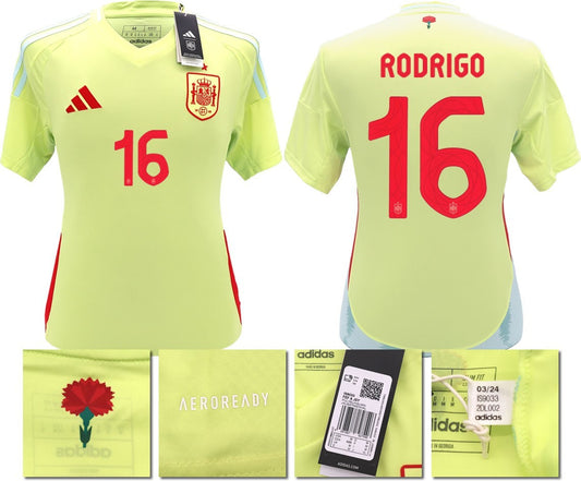 BNWT 2024 2025 SPAIN ADIDAS AWAY SHIRT RODRIGO 16 MEN'S