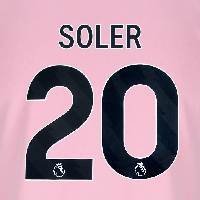 2025 2026 BOURNEMOUTH SOLER 20 BLACK 3RD PLAYER SIZE NAME SET