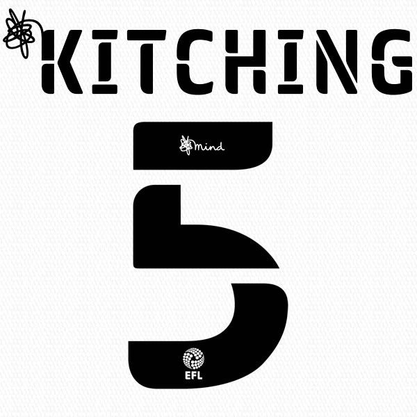 BARNSLEY 2020 2021 OFFICIAL KITCHING 5 AWAY PLAYER SIZE NAME SET