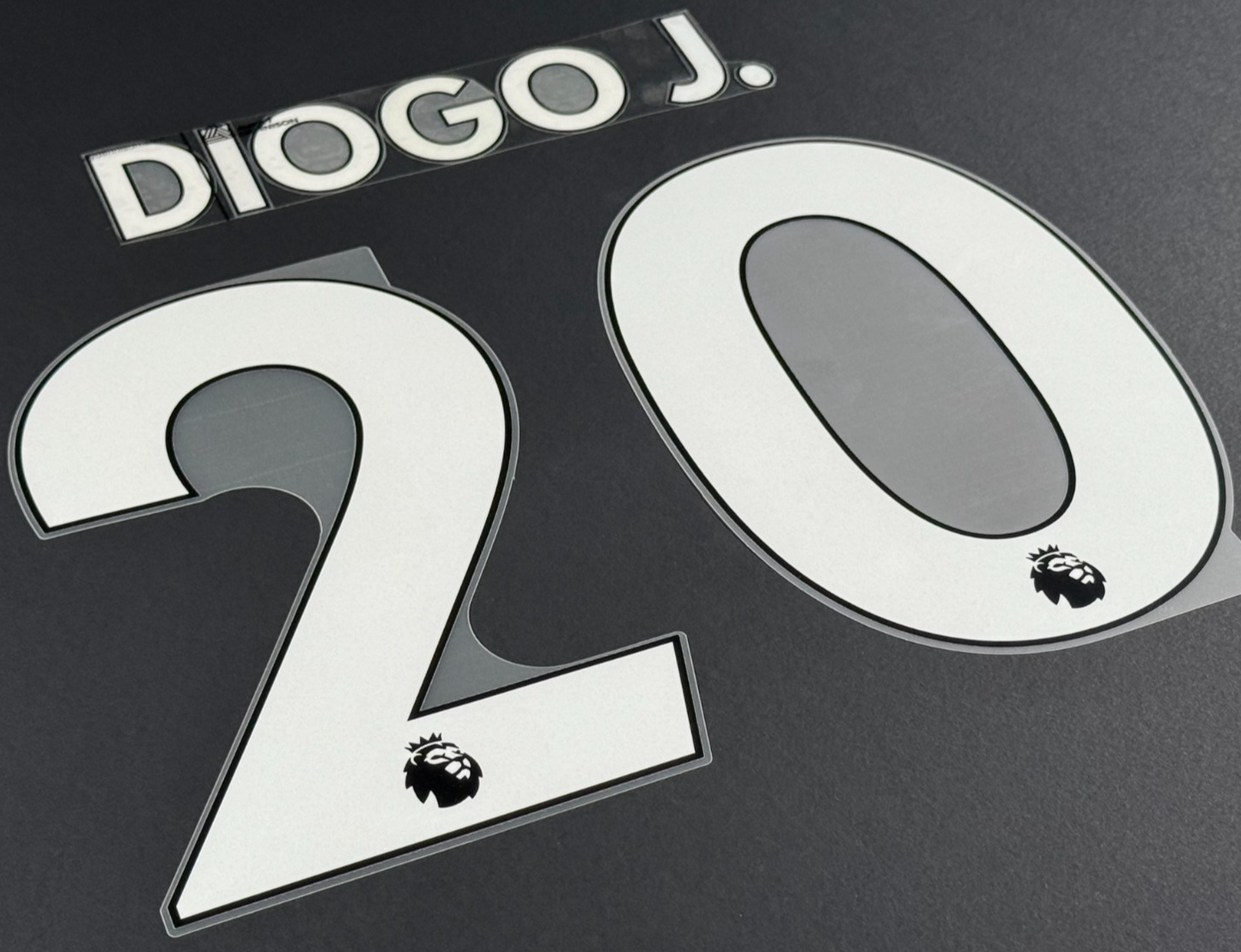 2021 / 2022 OFFICIAL LIVERPOOL DIOGO J. 20 WHITE PLAYER SIZE NAMESET