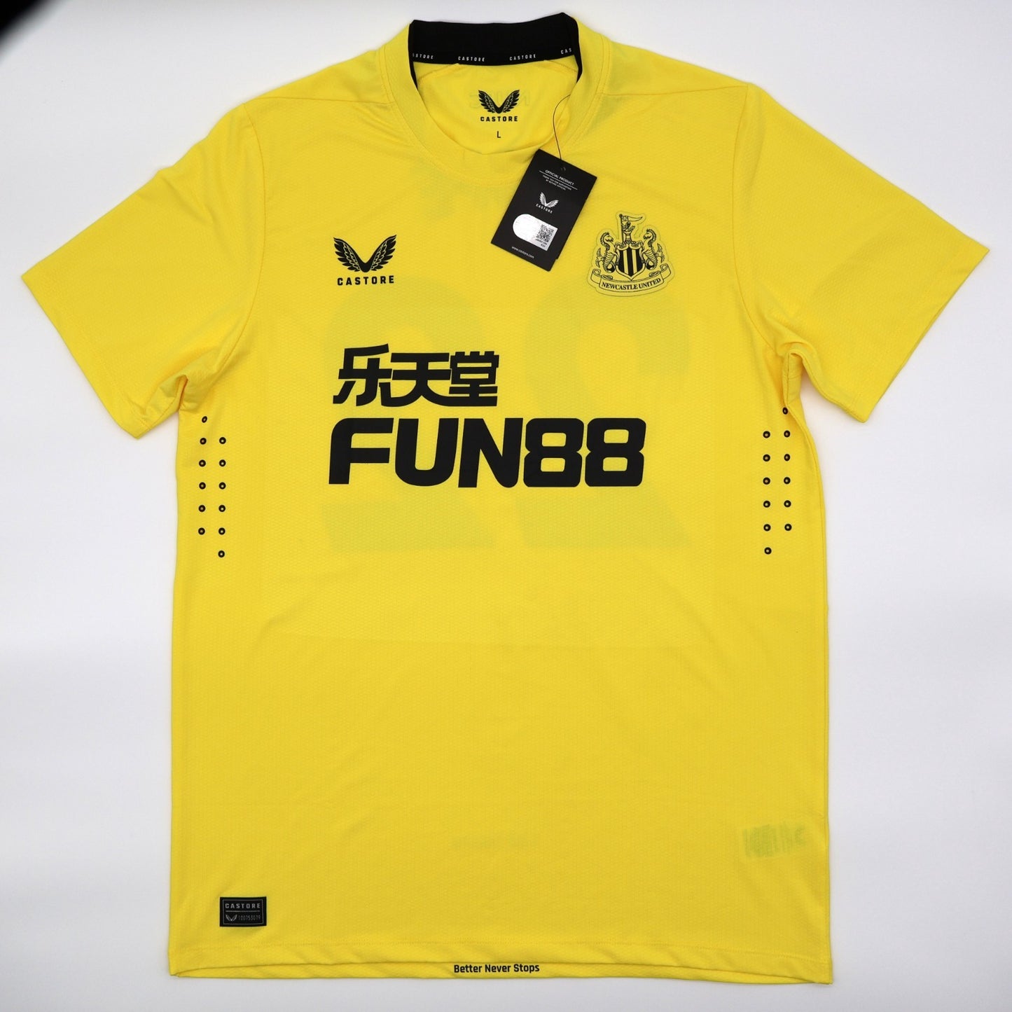 BNWT 2022 2023 CASTORE PRO NEWCASTLE UNITED AWAY SHIRT POPE 22  SHIRT MENS LARGE