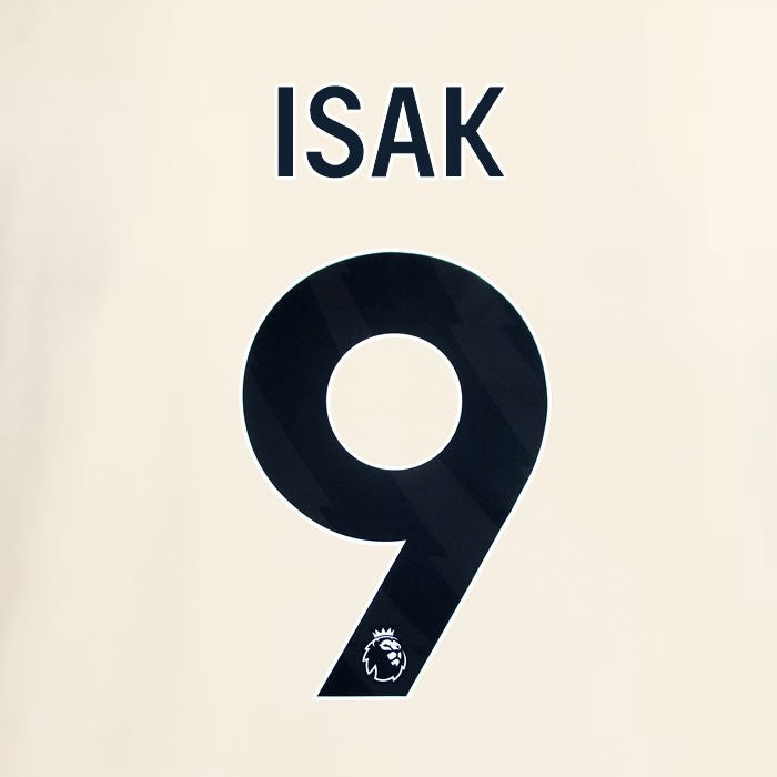 2025 2026 OFFICIAL LIVERPOOL ISAK 9 BLACK AWAY PLAYER SIZE NAMESET