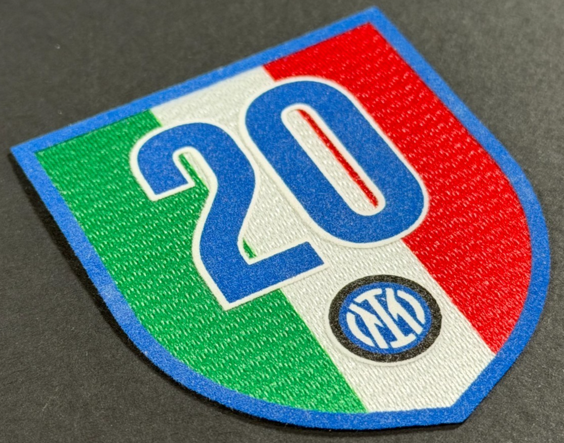 2024 2025 INTER MILAN COMMEMORATIVE PATCH 20th ANNIVERSARY  ( SCUDETTO) 70MM
