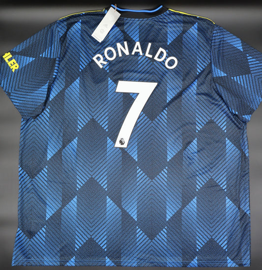 BNWT 2021 2022 MAN UTD ADIDAS THIRD SHIRT RONALDO 7 MEN'S XXXXL (4XL)