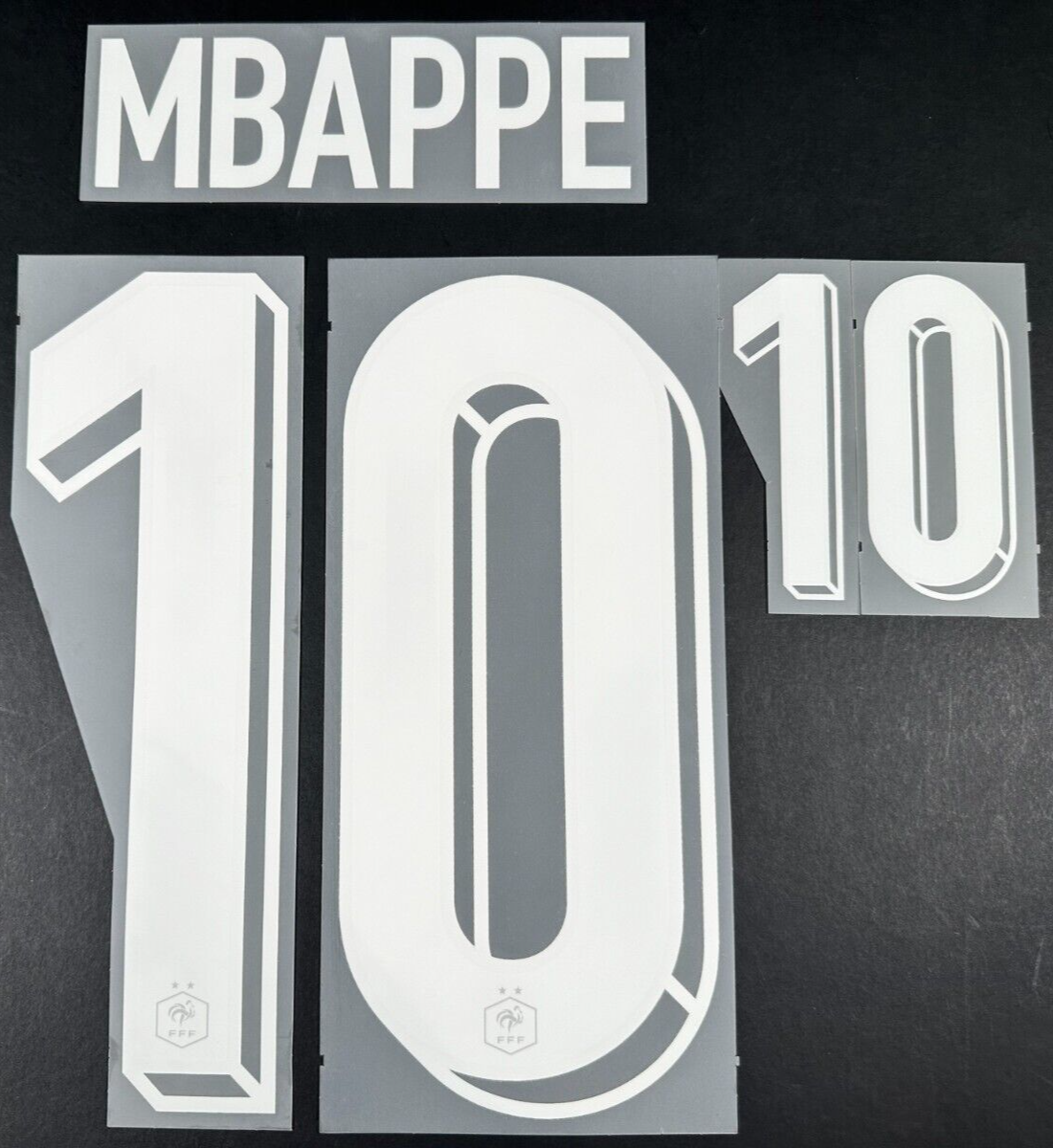 FRANCE 2022 2023 OFFICIAL MONBLASON MBAPPE 10 HOME PLAYER SIZE NAMESET