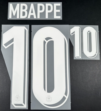 FRANCE 2022 2023 OFFICIAL MONBLASON MBAPPE 10 HOME PLAYER SIZE NAMESET