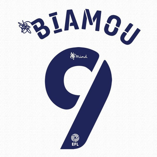 COVENTRY 2020 2021 OFFICIAL BIAMOU 9 3RD PLAYER SIZE NAME SET