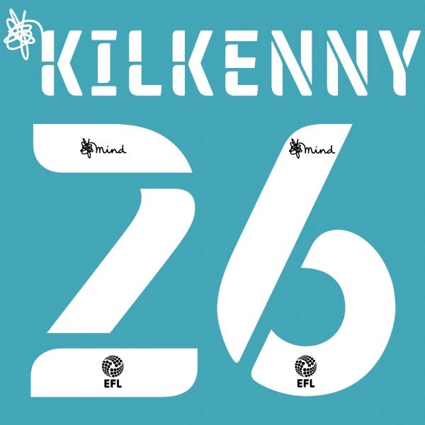 BOURNEMOUTH 2020 2021 OFFICIAL KILKENNY 26 ELMS AWAY PLAYER SIZE NAME SET