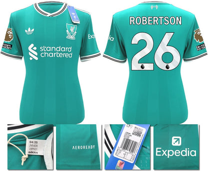 BNWT 2025 2026 LIVERPOOL ADIDAS 3RD SHIRT ROBERTSON 26 MEN'S