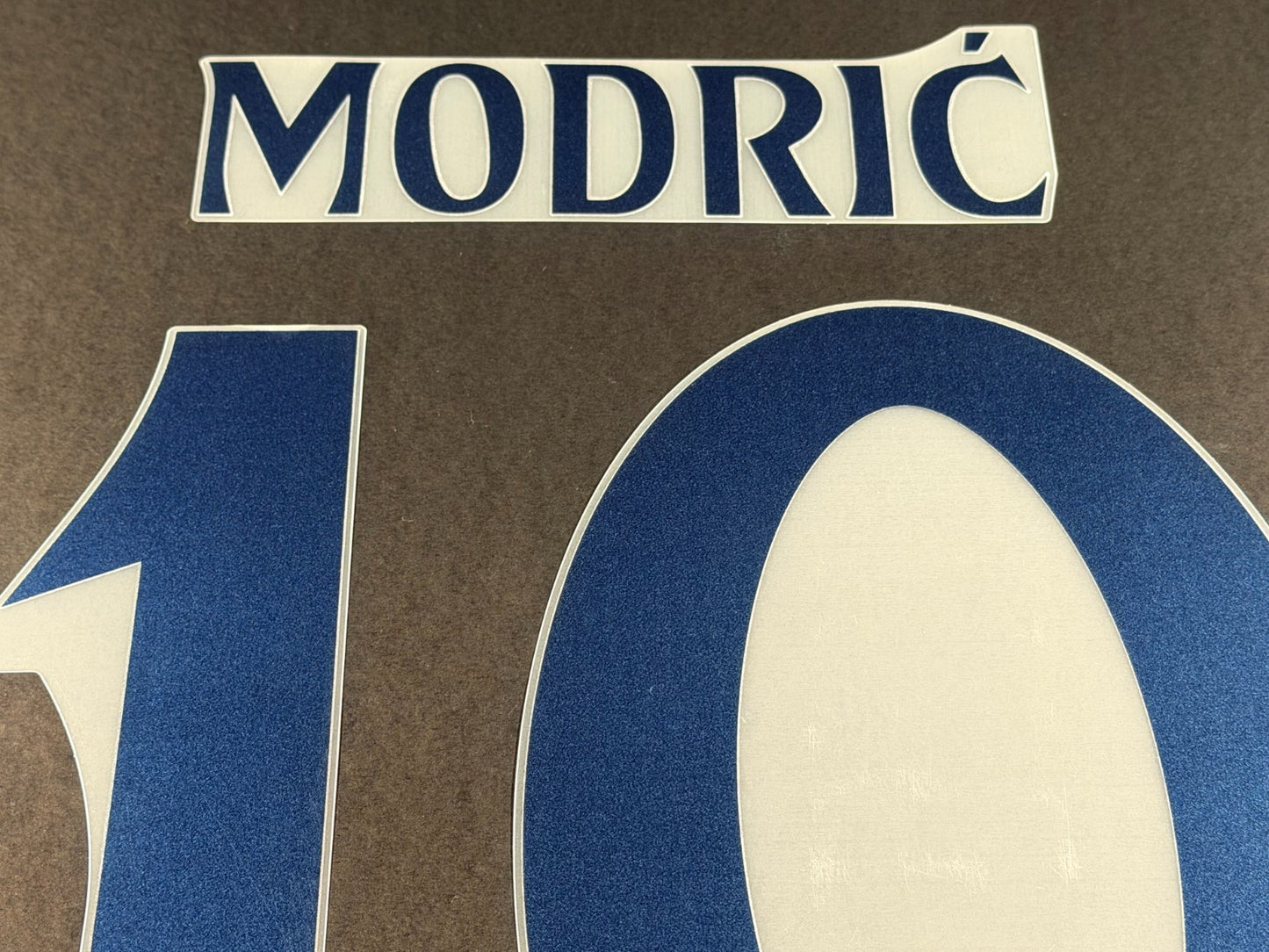 2024 2025 REAL MADRID MODRIC 10 OFFICIAL AWAY PLAYER SIZE NAME SET