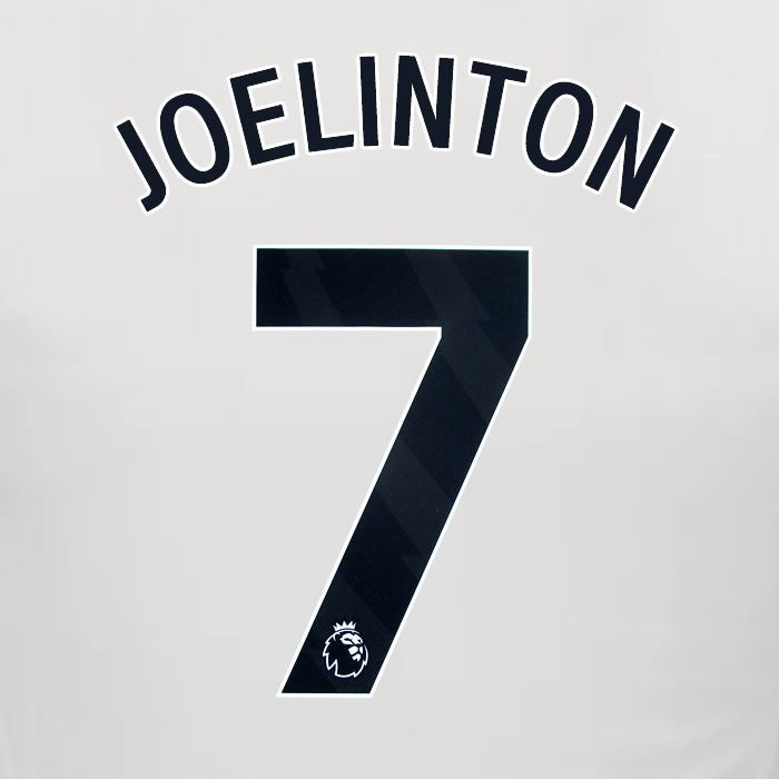 2024 2025 NEWCASTLE JOELINTON 7 OFFICIAL BLACK HOME PLAYER SIZE NAME SET