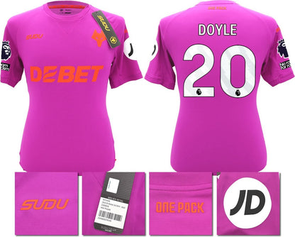 BNWT 2024/2025 WOLVES F.C. SUDU THIRD SHIRT DOYLE 20 SMALL
