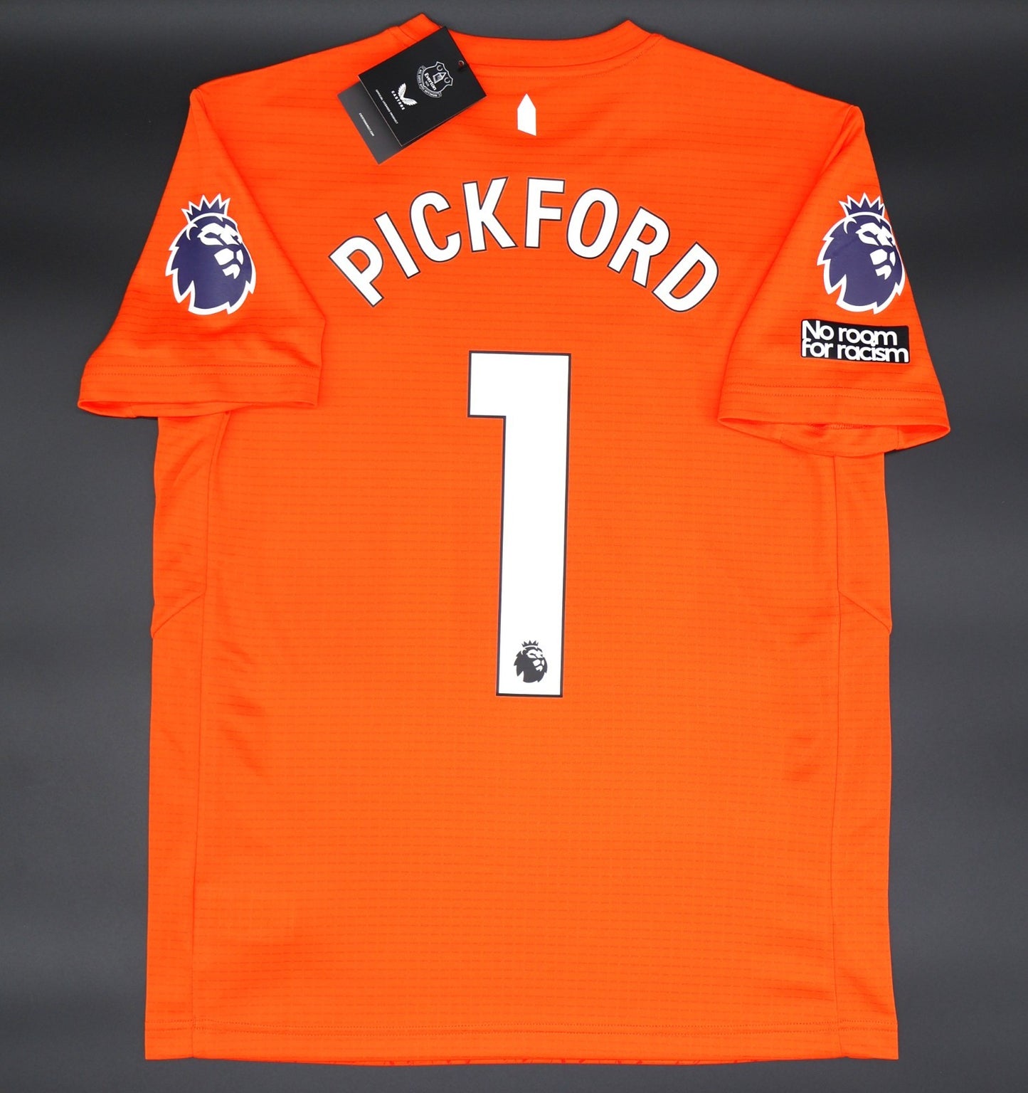 BNWT 25 26 EVERTON F.C. CASTORE 3RD GOALKEEPER SHIRT PICKFORD 1 + PATCHES
