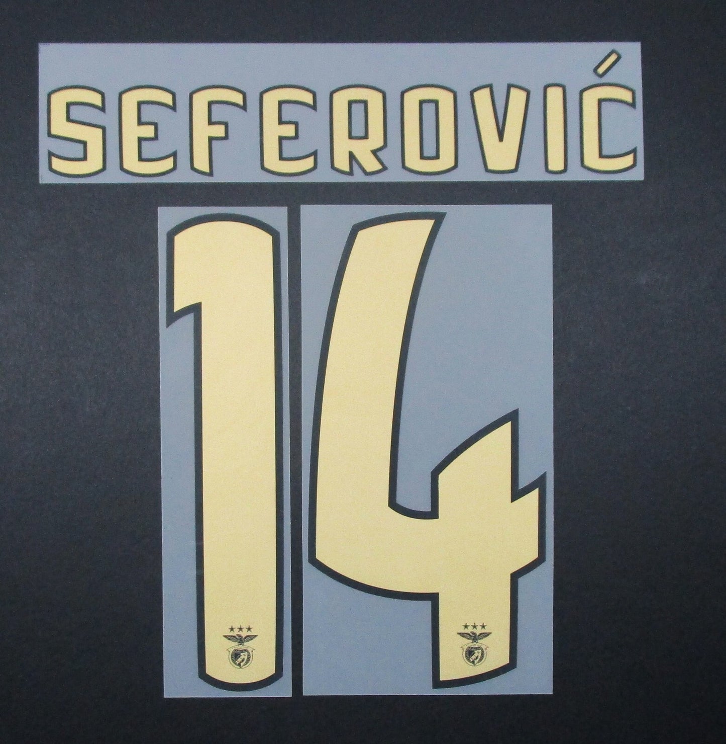 BENFICA 2020 2021 OFFICIAL SEFEROVIC 14 HOME PLAYER SIZE NAMESET