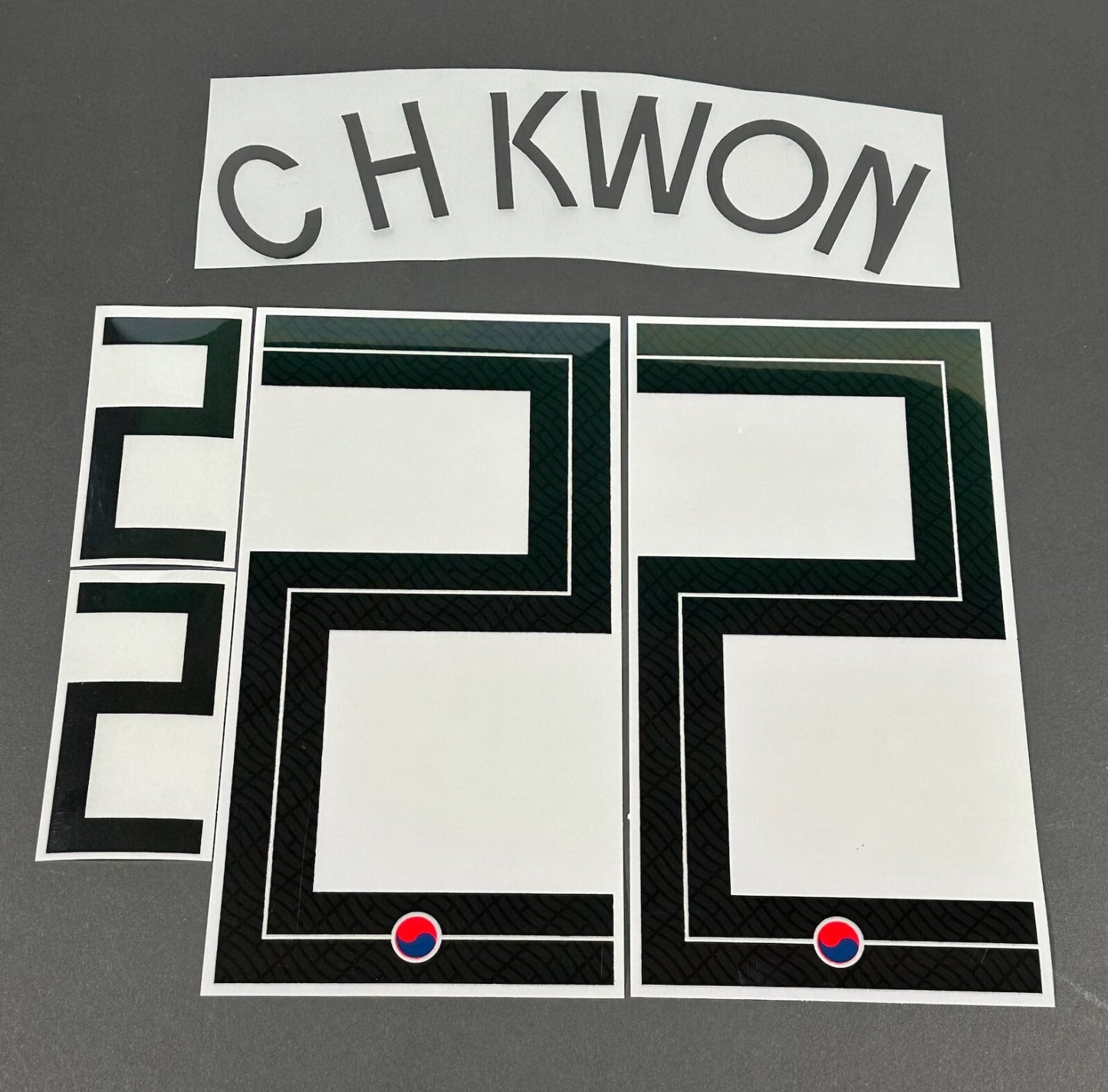 SOUTH KOREA 2020 2021 OFFICIAL SPORTING ID C H KWON 22 HOME PLAYER SIZE NAMESET