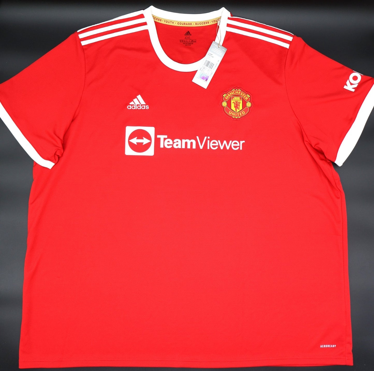 BNWT 2021 2022 MAN UTD ADIDAS HOME SHIRT RONALDO 7 MEN'S XXXXL (4XL)