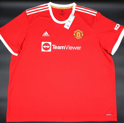 BNWT 2021 2022 MAN UTD ADIDAS HOME SHIRT RONALDO 7 MEN'S XXXXL (4XL)