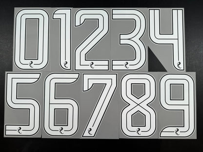 2024 2025 OFFICIAL ELMS UK SCOTTISH SPFL WHITE PLAYER SIZE SHIRT NUMBERS