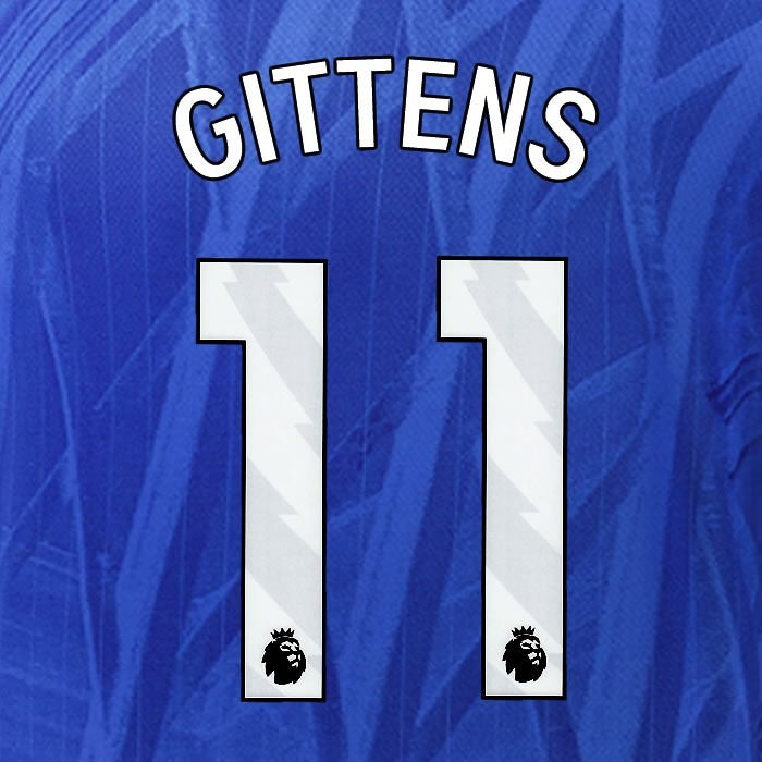 2025 2026 OFFICIAL CHELSEA GITTENS 11 WHITE HOME PLAYER SIZE NAMESET