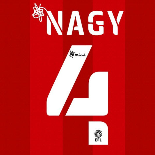 BRISTOL 2020 2021 OFFICIAL NAGY 4 HOME PLAYER SIZE NAME SET