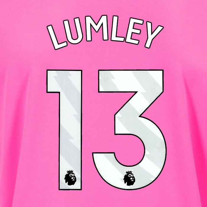 2024 2025 OFFICIAL SOUTHAMPTON LUMLEY 13 WHITE 3RD PLAYER SIZE NAME SET