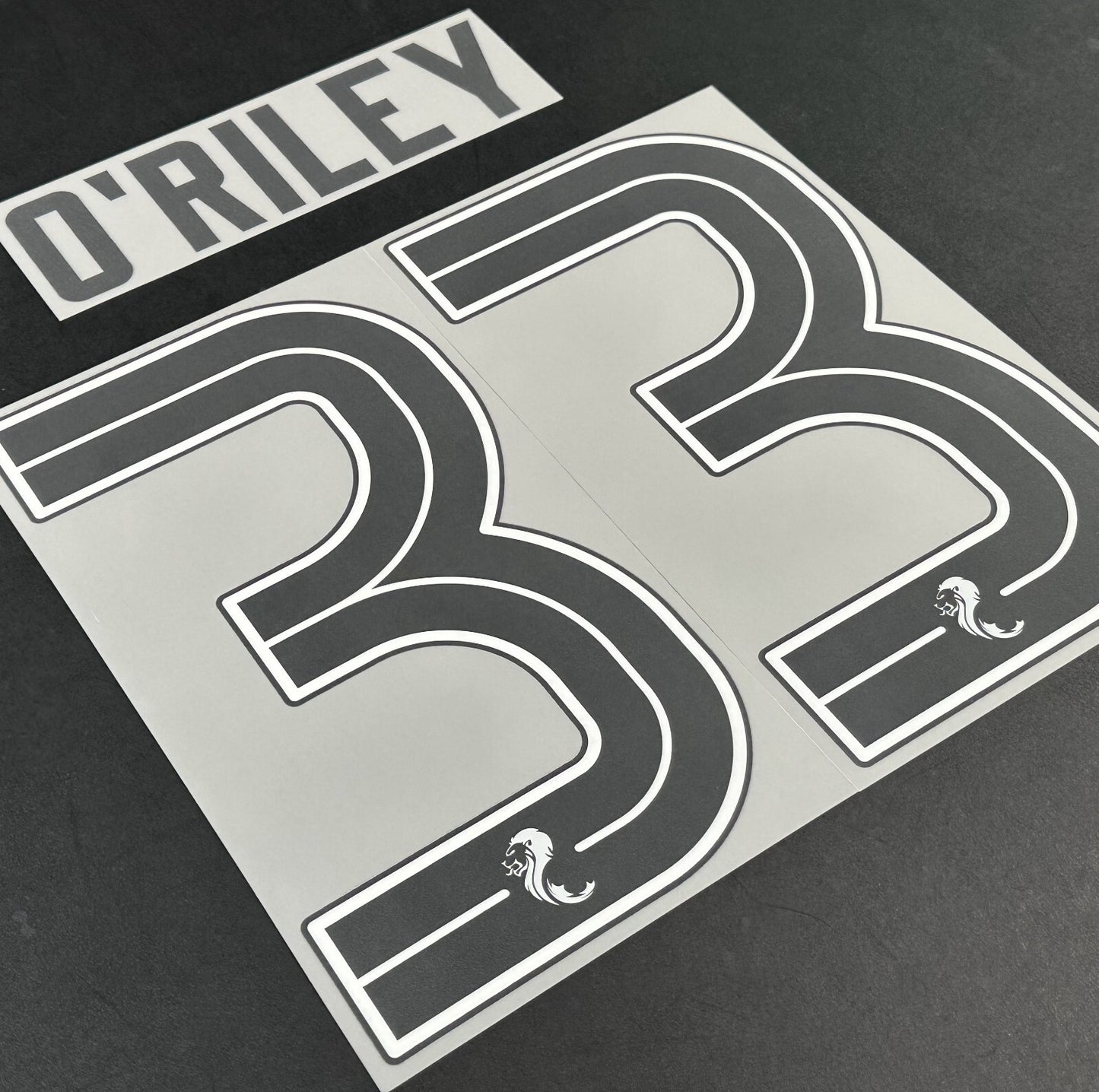 CELTIC 2023-2025 OFFICIAL SPORTING ID O'RILEY 33 HOME PLAYER SIZE NAME SET