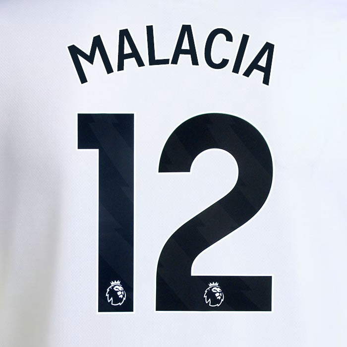 2025 2026 MANCHESTER UNITED MALACIA 12 AWAY BLACK PLAYER SIZE NAMESET