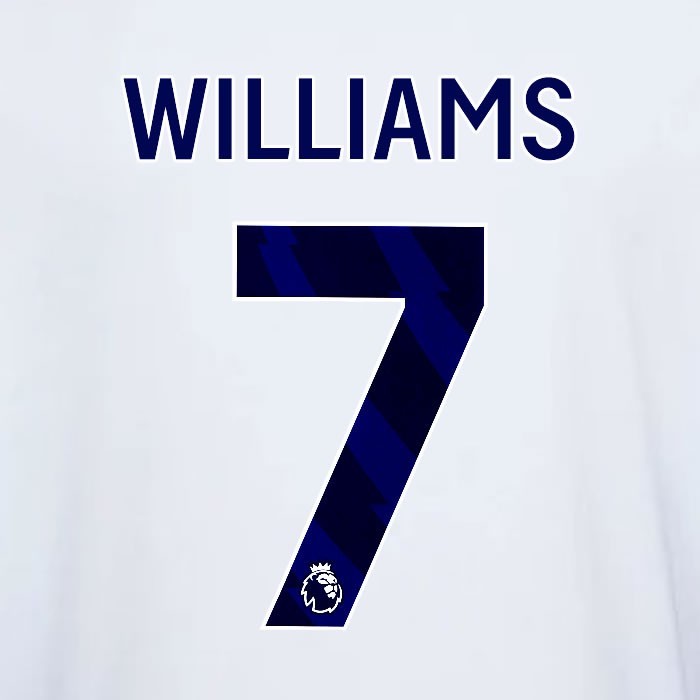 2023 2024 OFFICIAL NOTTINGHAM WILLIAMS 7 BLUE AWAY PLAYER SIZE NAMESET