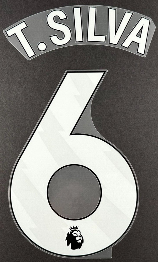 2023 2024 OFFICIAL CHELSEA T. SILVA 6 WHITE HOME PLAYER SIZE NAMESET