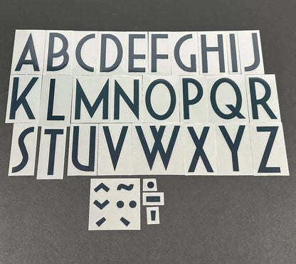 2018 2019 OFFICIAL SPORTING ID FRANCE AWAY OBSIDIAN PLAYER SIZE LETTERS