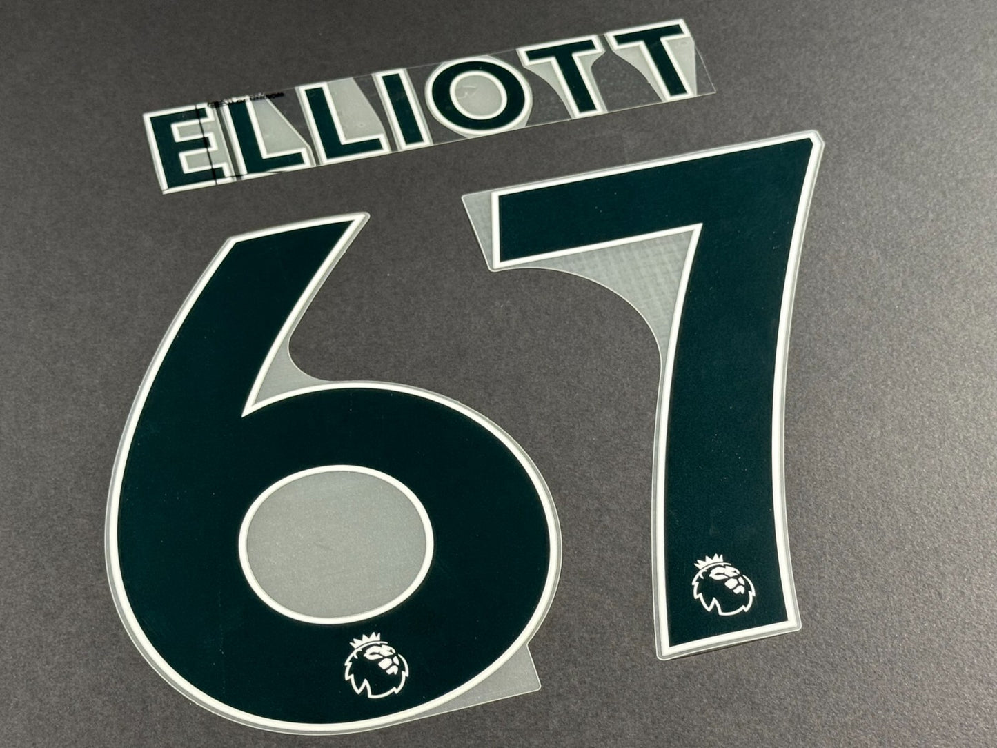 LIVERPOOL 2021 2022 ELLIOTT 67 OFFICIAL AVERY BLACK PLAYER SIZE NAME SET