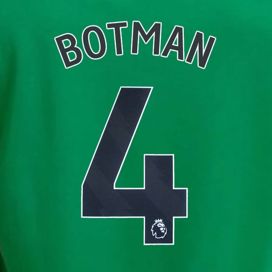 2023 2024 NEWCASTLE BOTMAN 4 OFFICIAL BLACK AWAY PLAYER SIZE NAME SET
