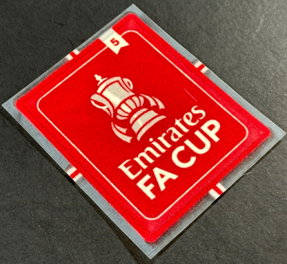 2024 OFFICIAL SPORTING ID EMIRATES FA CUP EVERTON 5X WINNERS PATCH